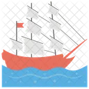 Pirate Ship Pirate Boat Pirate Sloop Icon