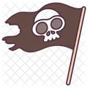 Piratenflagge Banner Emblem Symbol