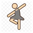 Pirouette Performer Tanzer Symbol