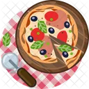 Pizza Pizzeria Mittagessen Symbol