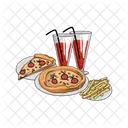 Pizza Fast Food Junk Food Icon