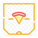 Pizza Box Color Icon