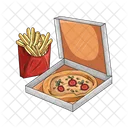 Pizza Box Pizza Food Icon