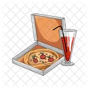 Pizza Pizza Box Food Icon