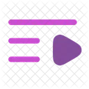 Plaaylist Minimalistic Playlist Video Player Icon