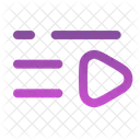 Plaaylist Minimalistic Playlist Video Player Icon