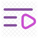Plaaylist Minimalistic Playlist Video Player Icon