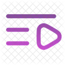 Plaaylist Minimalistic Playlist Video Player Icon