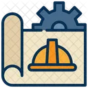 Plan Construction Hat Icon