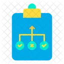 Planing Hierarchy Decision Making Icon