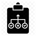 Planing Hierarchy Decision Making Icon