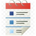 Calendar Date Note Icon