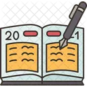 Planner Book Calendars Icon