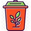 Plant Trash Container Dumpster アイコン