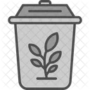 Plant Trash Container Dumpster アイコン