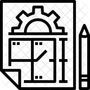 Plan Planung Bauplan Symbol