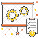 Zeitplan Planung Ausrustung Symbol