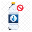 Plastic Ban Plastic Bottle No Plastic Symbol