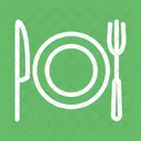 Plate Fork Knife Icon