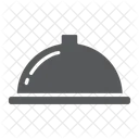 Portion Plateau Nourriture Icône