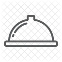 Portion Plateau Nourriture Icône
