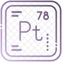 Platinum Chemistry Periodic Table アイコン