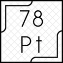 Platinum Periodic Table Chemistry アイコン
