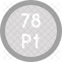 Platinum Periodic Table Chemistry アイコン