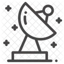 Antena Parabolica Satelite Comunicacion Icono