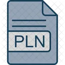 Pln Archivo Formato Icono