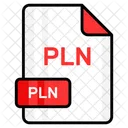 Pln Archivo Formato Icono