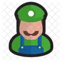 Plombier Nintendo Luigi Icône