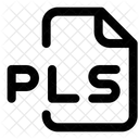 Pls File Audio File Audio Format Icon