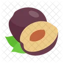 Plum Fruit Diet Icon