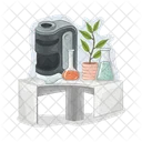 Microscope Science Study Icon