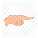 Hand Gesture Finger Icon