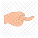 Hand Gesture Finger Icon