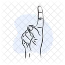 Hand Gesture Finger Icon