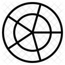 Polar Grid Circle Radar Chart Graph Diagram アイコン