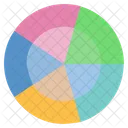 Polar Grid Circle Radar Chart アイコン