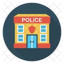 Police Station Building Icon