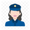 Police Woman Avatar Icon