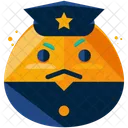 Police Officier Emoji Icône