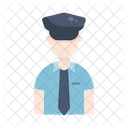 Police Man Cop Icon