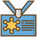 Police Policeman Bedge Icon