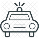 경찰 세단 자동차 아이콘