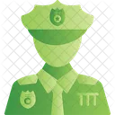 Police Man Cop Man Icon