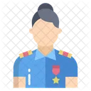 Police Woman Woman Cop Lady Police Icon