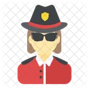 Police Officer Cop Icon