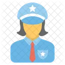 Police Officer Cop Icon